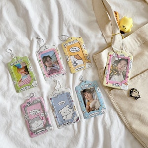 korean cute photocard holder