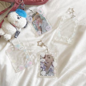 cute acrylic photocard holder