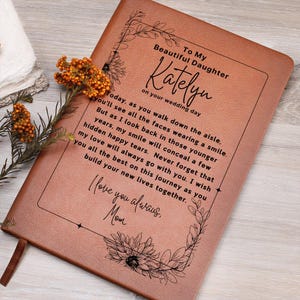 Bride Gift From Mom, to my daughter on her wedding day, wedding gift for daughter, gift for daughter on wedding day, daughter wedding gift