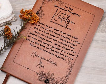 Bride Gift From Mom, to my daughter on her wedding day, wedding gift for daughter, gift for daughter on wedding day, daughter wedding gift