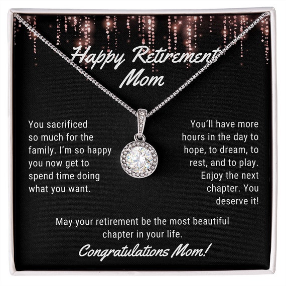 Mother Retirement Gift Gift Ideas for Mom Retirement Etsy