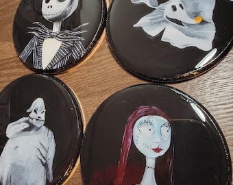 Coasters | Nightmare JackSally Halloween Custom
