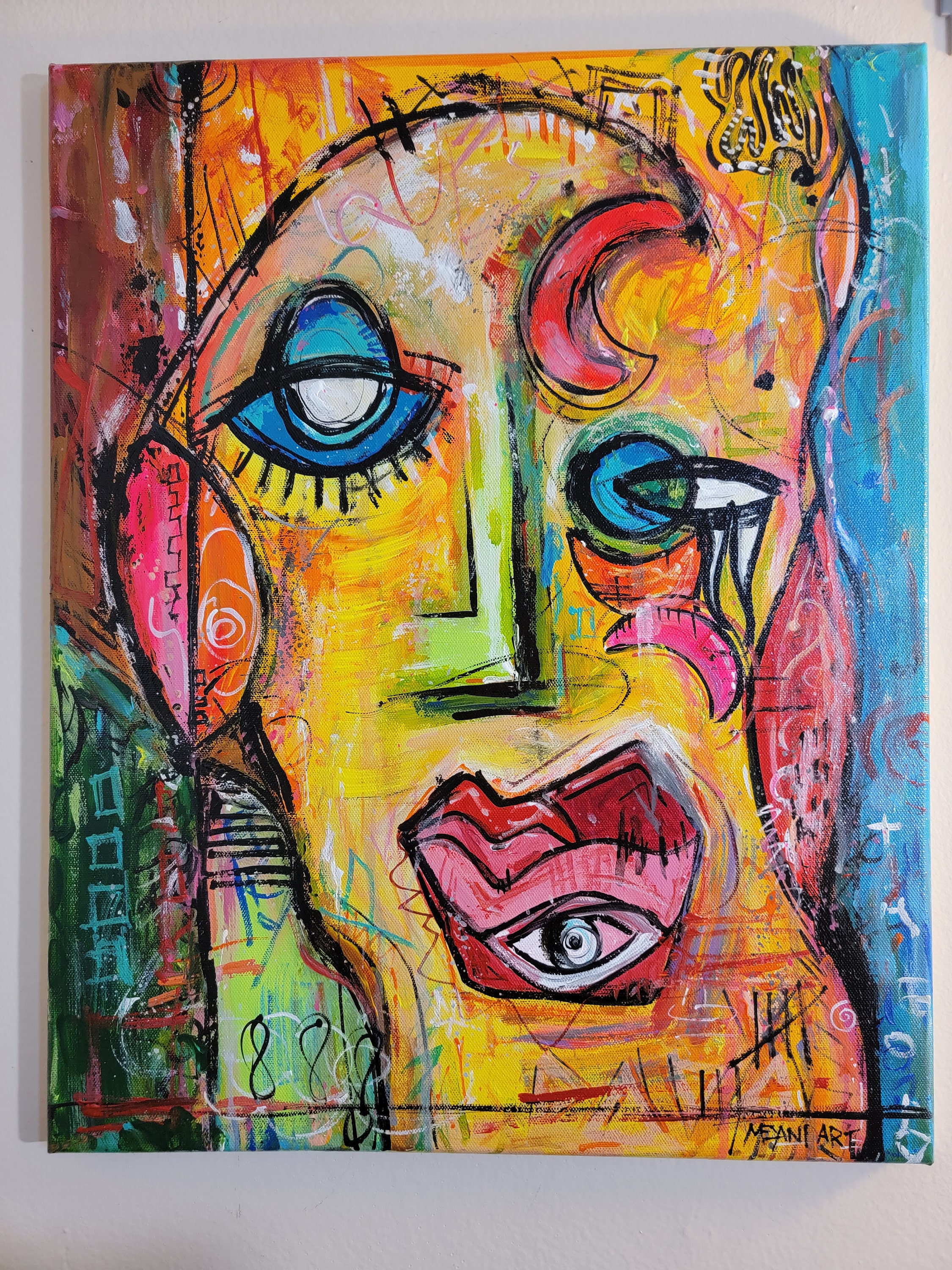 I Fall Apart | ORIGINAL Acrylic Painting - Etsy