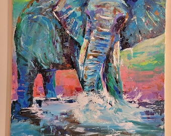 Bongani Bath Time | ORIGINAL Acrylic Painting