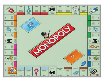 Monetair Actief Interpunctie Monopoly rug | Etsy België