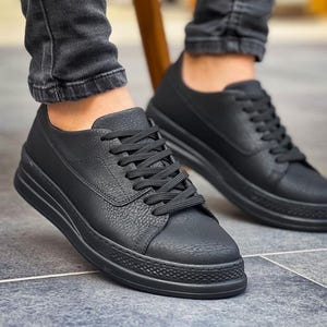 Men’s Sneakers, Unisex sneakers, Casual Sneakers, Comfortable Sneakers, Eco Leather Sneakers, personalized gifts for men, Black White Shoes