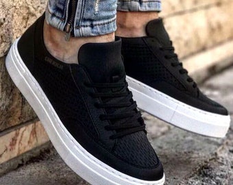 Unisex Eco Leather Sneakers, Orthopedic Insole, Casual Style