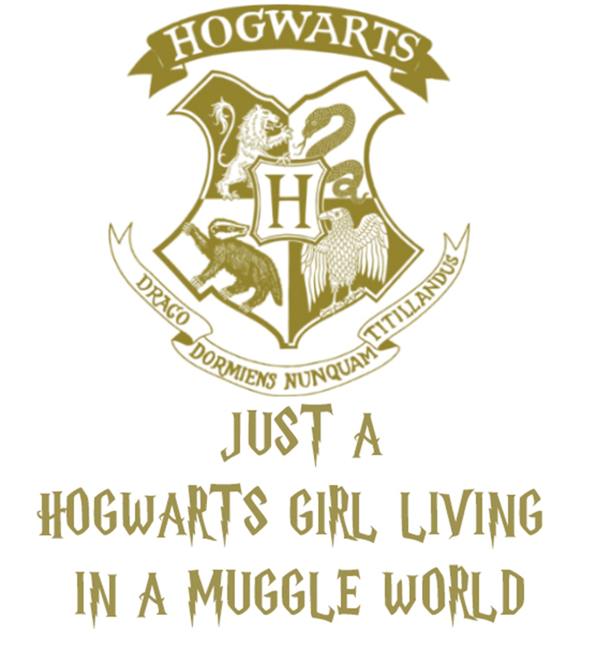 Hogwarts Logo Gold / PSD / PNG / JPG ! (just a Hogwarts Girl Living in ...
