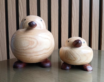 Canards en bois (paire)