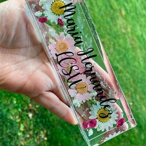 Resin Customized Desk Name Plaque