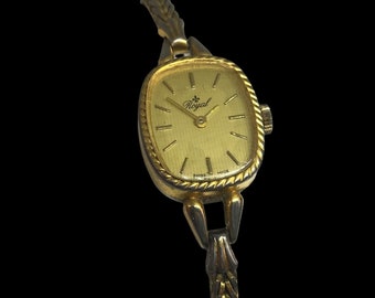 ROYAL vintage gold plated wrist watch women ladies mid century mechanic 60s sixties swiss made