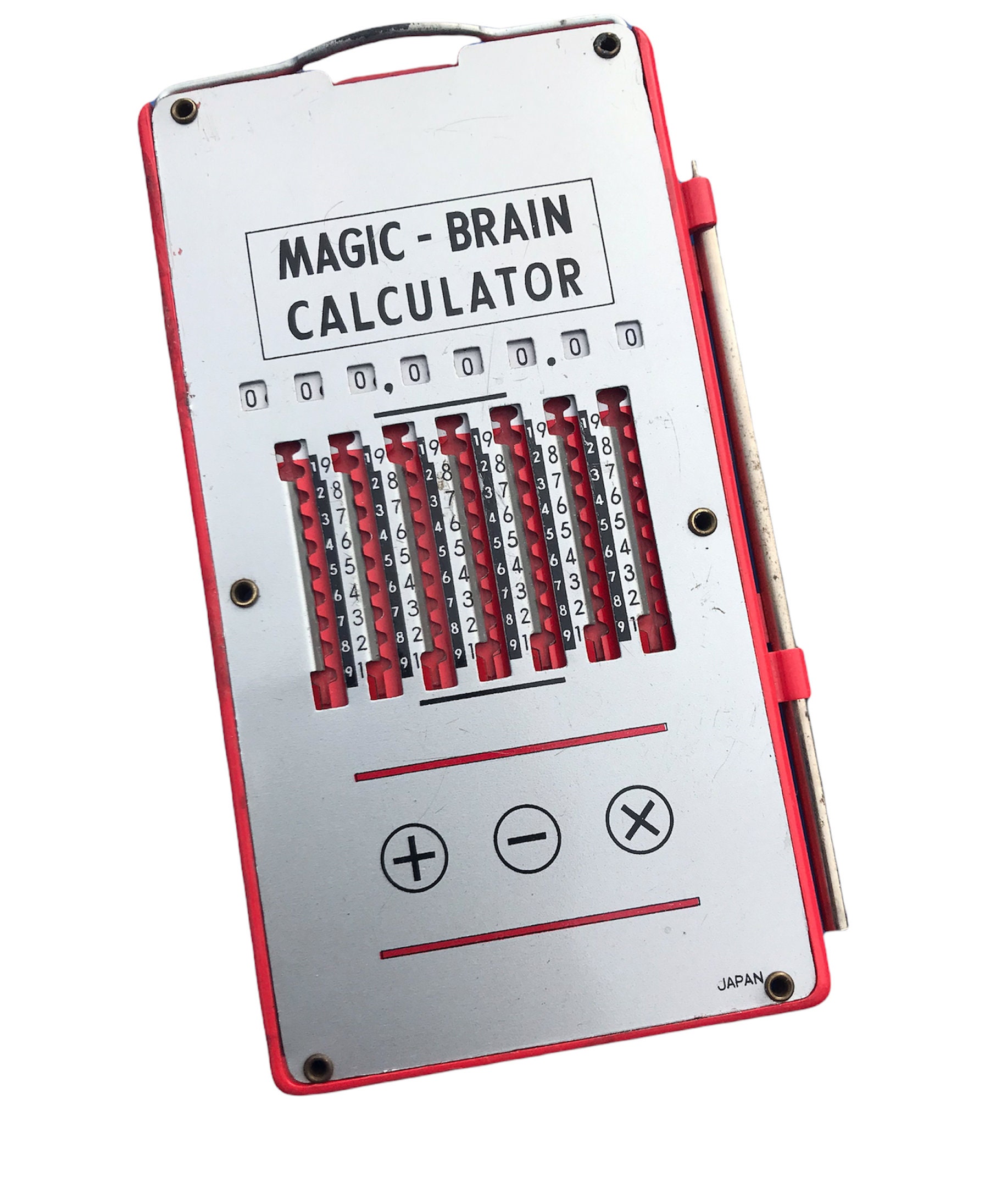 Magic Brain Calculator Vintage Calculator Plus Minus