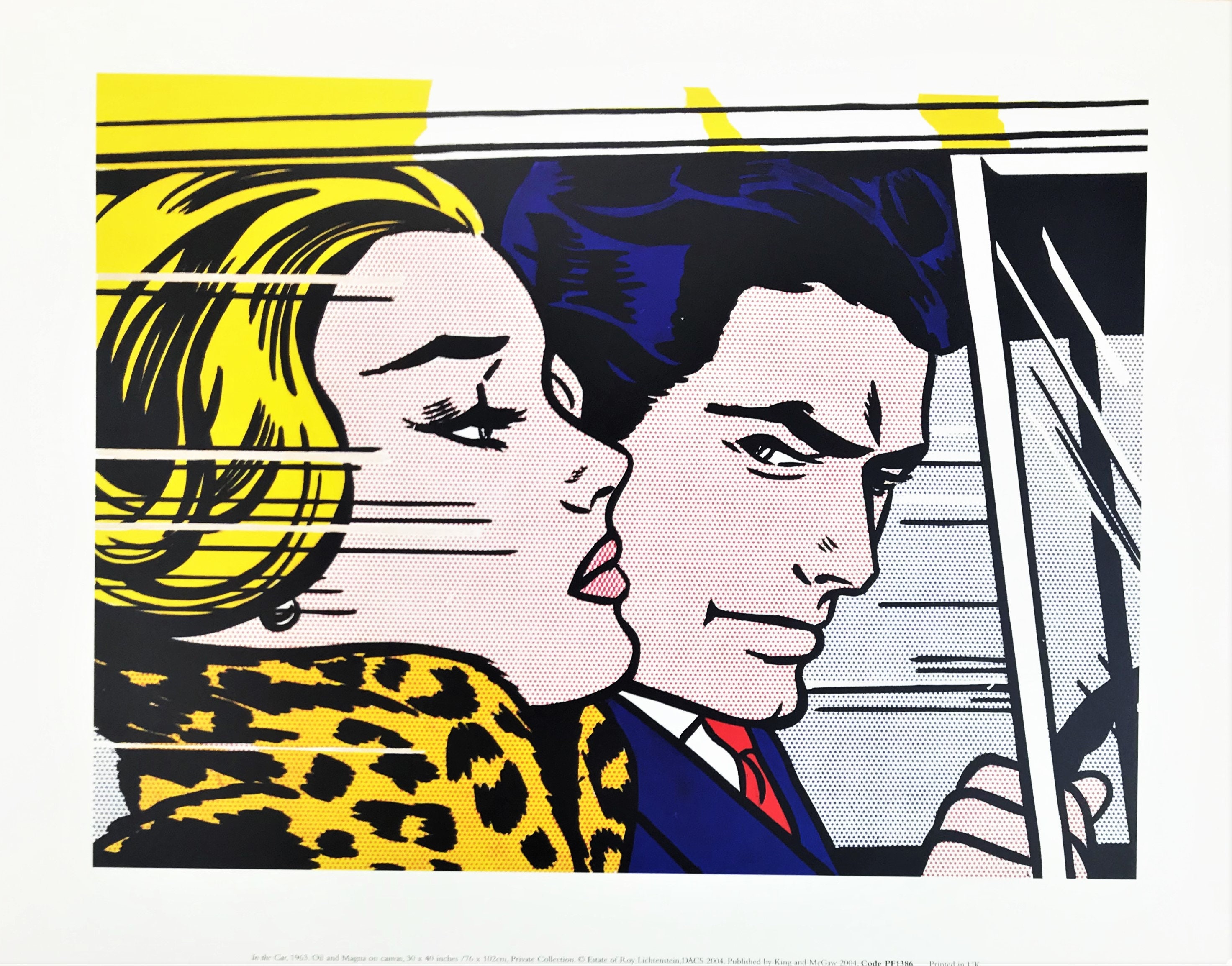 Roy Lichtenstein in the Car Official Offset Lithograph 14 X 11 Etsy Roy Lichtenstein in the Car Official Offset Lithograph 14 X 11 Etsy