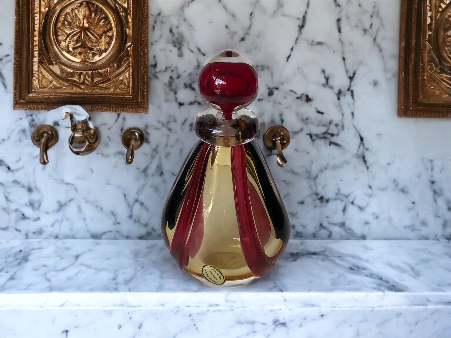 1960 Baccarat Perfume Bottle for Ferragamo Gilio w/Box