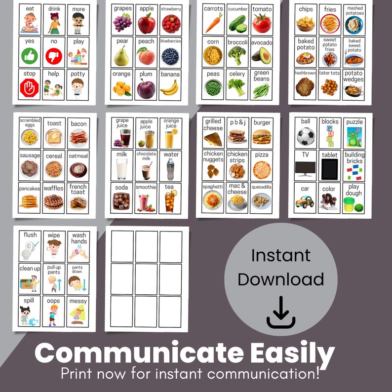 Printable Pecs Communication Cards - Il 794xN.6154365451 4yy5 