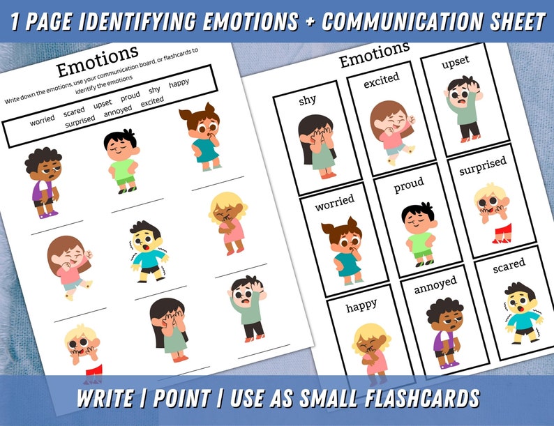 Free Printable Autism Emotion Worksheets