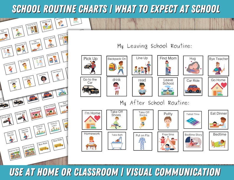 printable-daily-routine-chart-visual-pecs-schedule-morning-routine
