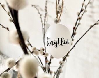 Juego de 2/4/6 huevos de Pascua personalizados con nombres, regalos de Pascua, Feliz Pascua, letras, regalos personalizados, decoraciones de Pascua