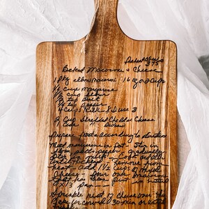 Personalized Recipe cutting board