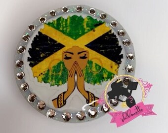 カスタム折りたたみ式スマホグリップ：手作り360度回転フィンガースタンド