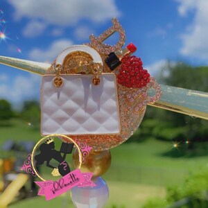 Bobine de badge rétractable, cadeau personnalisé, agent de santé, porte-bobine de badge bling-bling blanc n° 2, infirmière, enseignant, carte d'identité professionnelle