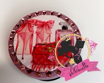 手作りの高級スマホグリップ：折りたたみ式360度回転フィンガースタンド