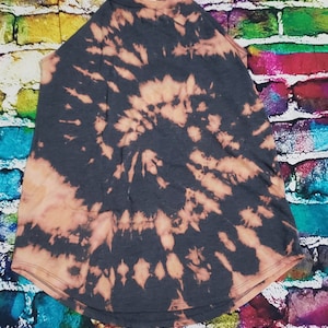 Funky Reverse Tie Dye Rocker Tank (Plus sizes)