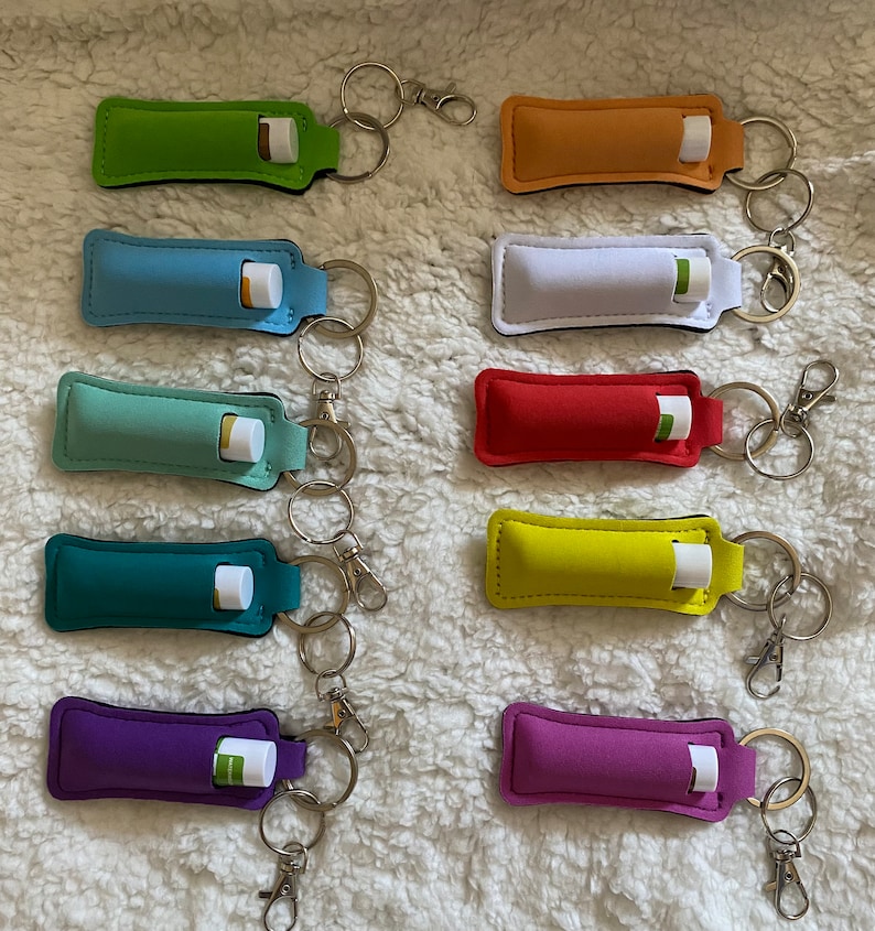 Personalized Lip Balm Keychain Lip Balm Keychain Holder Chapstick