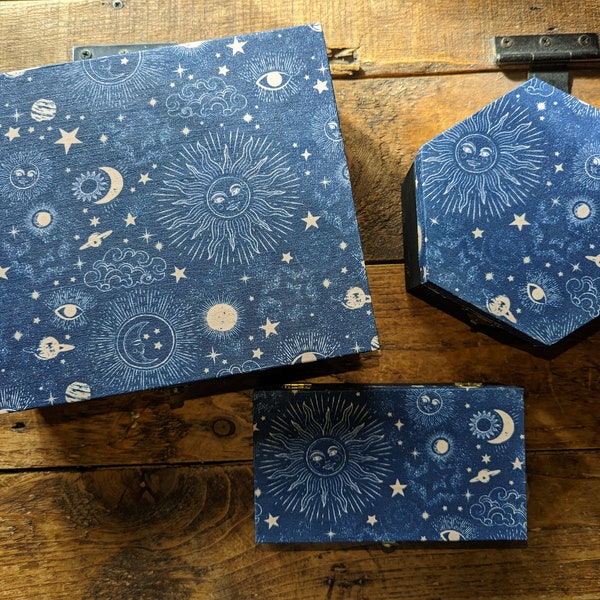 Handmade - Fabric - Tarot Card - Gemstone - Crystal - Storage Box