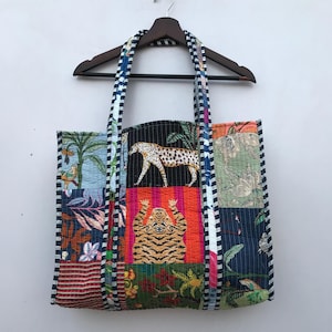 Bolsa de ombro de algodão, bolsa tote, bolsas acolchoadas com serigrafia de algodão, bolsa de viagem, bolsa de ombro, bolsa tote grande, presentes amigáveis para ela