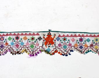 Kutch ricamato Toran, arazzo da parete indiano Boho, decorazione Diwali