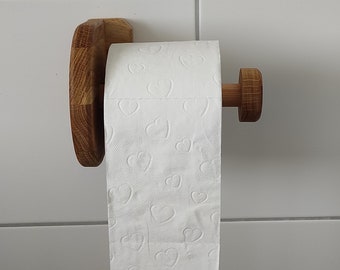 Wooden toilet paper holder, toilet paper roll holder