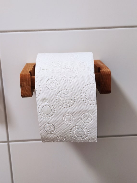 Toilettenpapierhalter aus Holz