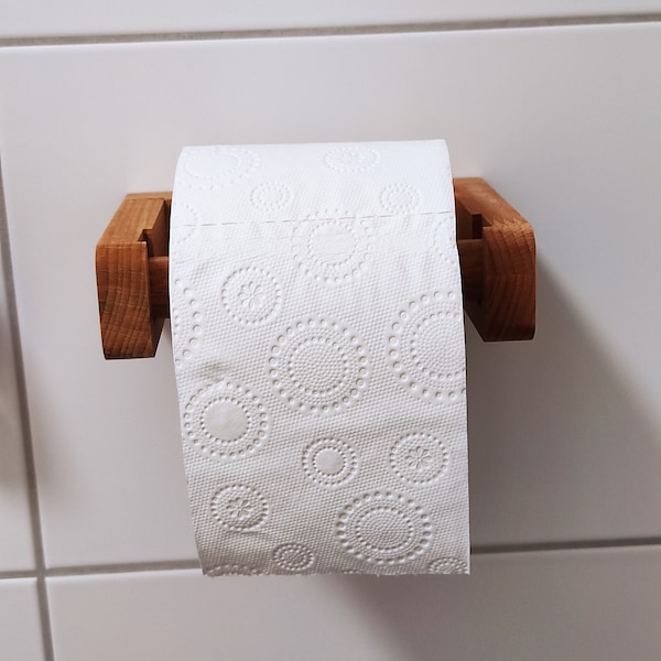 Toilettenpapierhalter aus Holz