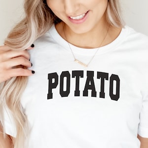 Potato T-Shirt, Potato Shirt, Funny Potato Shirt, Potato Lover, Potato Gift, Potato Costume, Mashed Potatoes, Fries, Funny Potato Shirt