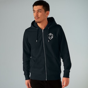 D20 Zipup Hoodie, Dnd Hoodie, Dnd Sweatshirt, Dnd Gift, Dnd Gifts, Dnd Unisex Hoodie, Dnd D20 Hoodie, D20 Sweatshirt, D20 Hoodie, D20 Gift
