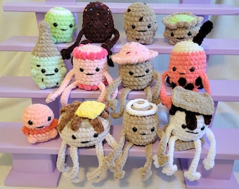 Dessert Crew No Sew Crochet PDF Pattern