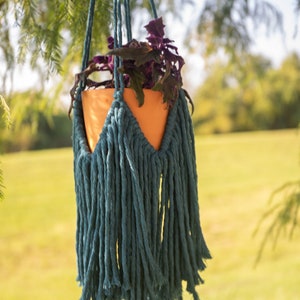 Fringe Macrame Hanger | Fringe Hanger | Plant Hanger
