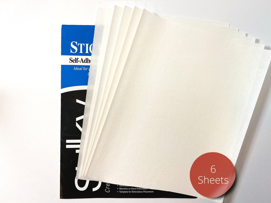 Sulky Fabri Solvy Printable Stabilizer Stick and Stitch - Etsy
