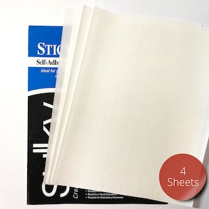 Sulky Fabri Solvy, Printable Stabilizer, Stick and Stitch Paper, Embroidery Transfer Patches ...