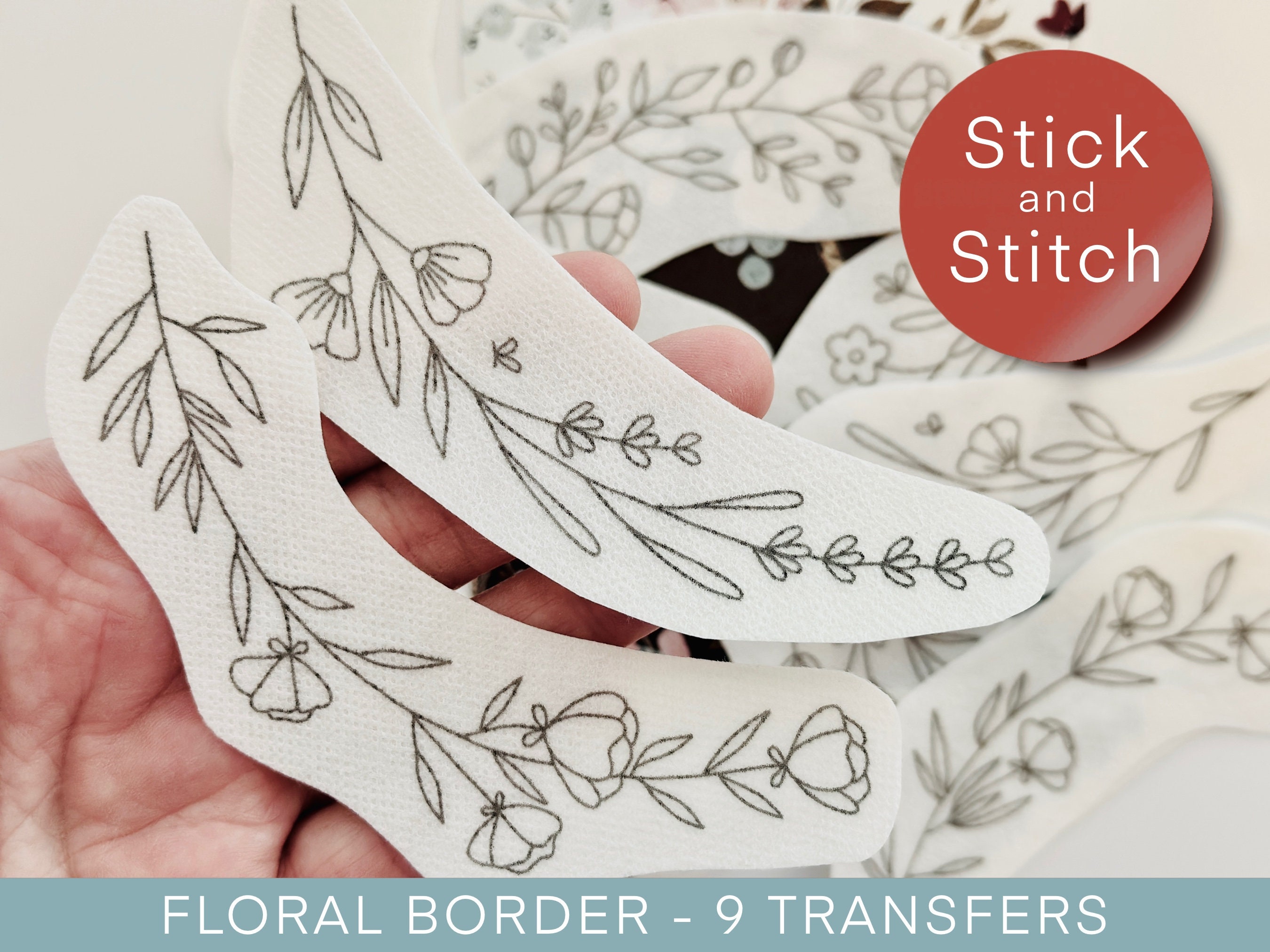 Stick 'n Stitch Transfer Sheets - Stitched Modern
