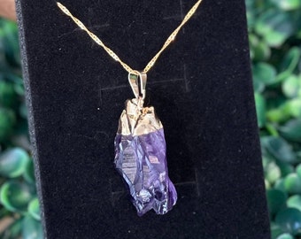 Gold Filled Amethyst Necklace | Crystal Necklace | Crystal Jewelry | Boho Jewelry | Healing Crystals