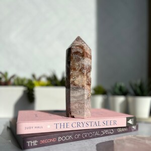 6&quot; Pink Amethyst Tower | Pink Amethyst | Tower Obelisk | Crystal Decor | Healing Crystals | Home Decor | Spiritual Gift | Crystal Gift