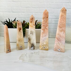 Large Pink Amethyst Tower | Pink Amethyst Obelisk | Metaphysical Crystals | Crystal Home Decor
