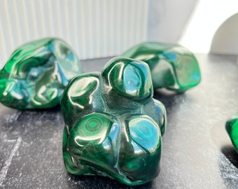 Polished Malachite Specimen #59 | Large Malachite Stone | Genuine Malachite | Malachite Free Form | Home Decor | Crystal For Transformation