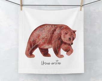 Ursus Arctos Bear Face Towel