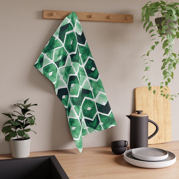 Chevron Dish Towel Etsy