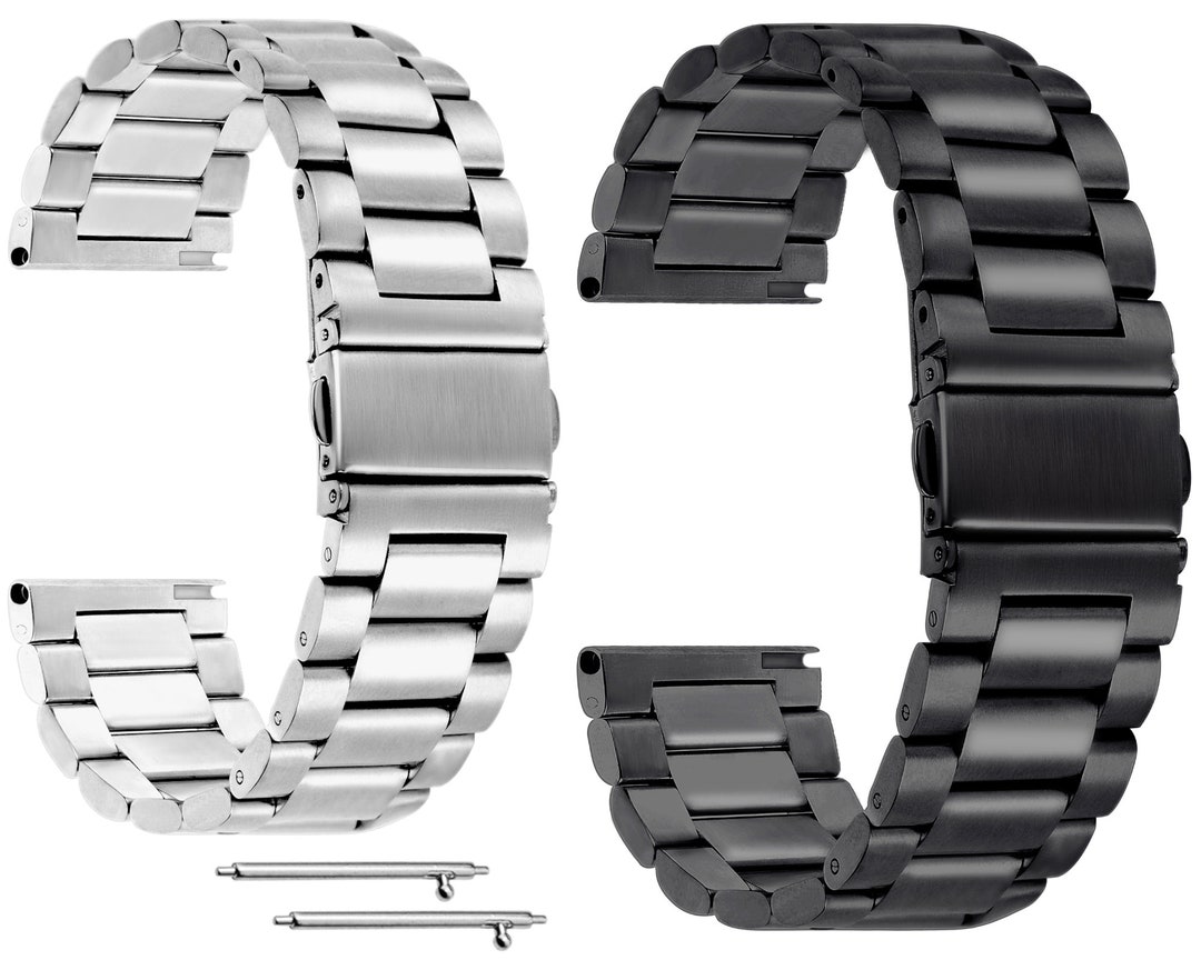 Edelstahl Uhrenarmband Massiv – 14 Bis 26 Mm, Universell, Für Herren & Damen Edelstahl Uhrenarmband Massiv – 14 Bis 26 Mm, Universell, Für Herren & Damen