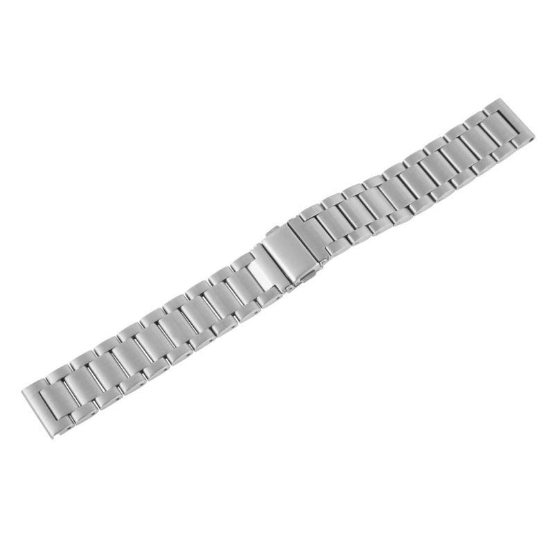 14 16 18 20 22 24 mm stainless steel link watch strap silver black metal steel strap metal strap NEW image 7