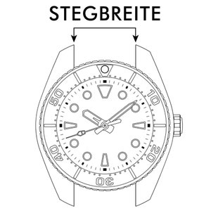 Bracelet de montre extensible en acier inoxydable avec cordon de serrage en métal noir argenté 14 16 18 20 22 image 2